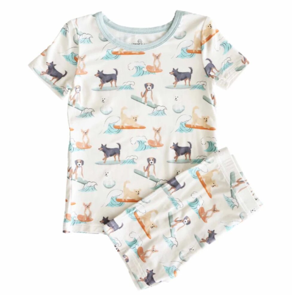 NWT: Caden Lane: Paddle Pups Two Piece Pajama Set size 2T